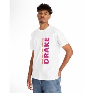 New England Runs on Drake Football Tee | Unisex S–XL Patriots Drake Maye. EDS